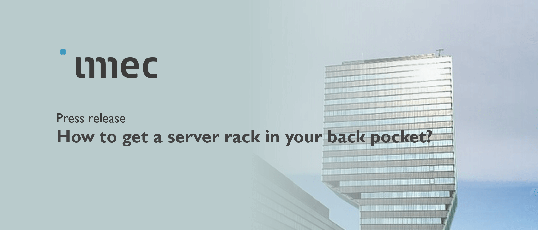 How to get a server rack in your back pocket?